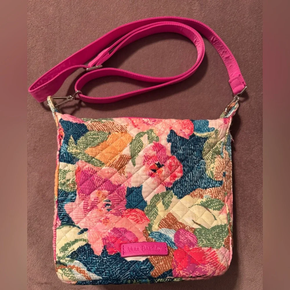 Vera Bradley Carson Floral Mini Hobo Crossbody Bag - Picture 2 of 16